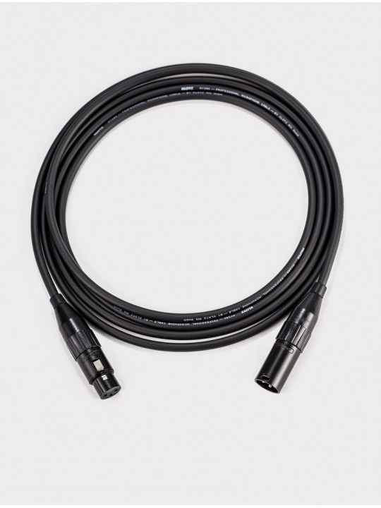 Микрофонный кабель SONE 206A-1 XLR male - XLR female (1 метр)