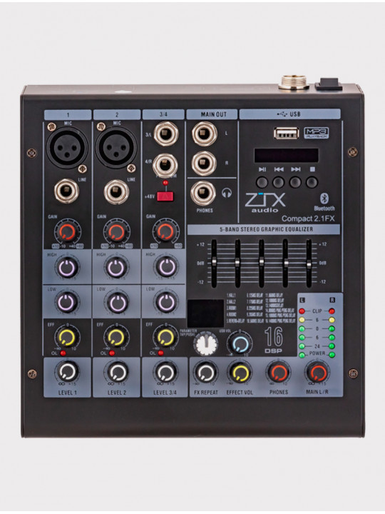 Микшерный пульт ZTX audio Compact 2.1Fx