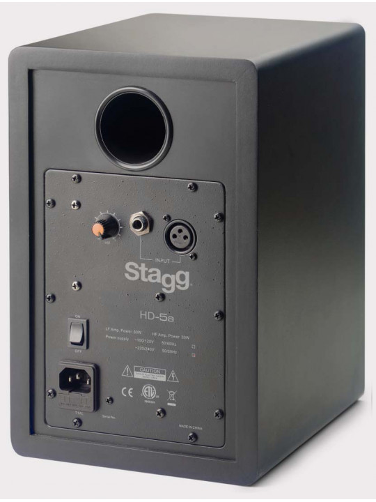 Студийный монитор Stagg HD5A-0, 90 Вт, черный