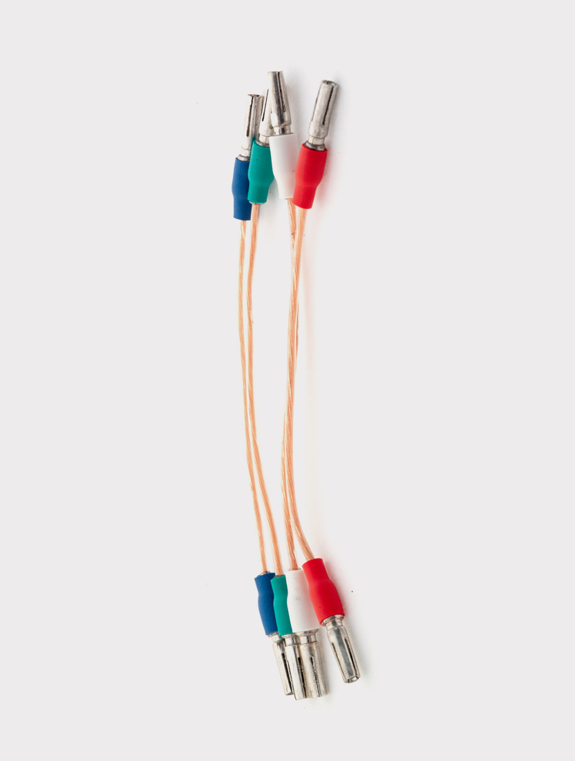 Провода для хедшелла из позолоченной меди с серебряными коннекторами HSW 6N OOC